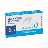 Zszywki 10 cynkowe (1000) Tetis