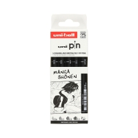 Zestaw kreślarski Manga Shonen Uni PIN200 - 5szt.