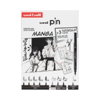 Zestaw kreślarski Starter Case Manga Uni PIN200