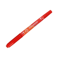 Marker permanentny dwustronny 3-0.8mm czerwony Tetis KM501
