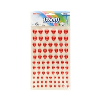 Dżety samoprzylepne serca czerwone Brewis DS59