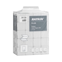 Papier toaletowy 2w składka biały KatrinPlus - 40x250szt.