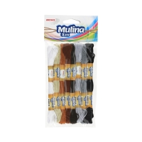 Zestaw mulin 8m mix kolorów - 8szt. Brewis MUL01
