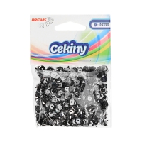 Cekiny błyszczące szare B210 Brewis