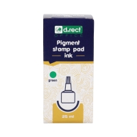 Tusz stemple 25ml zielony pigmentowy DRECT