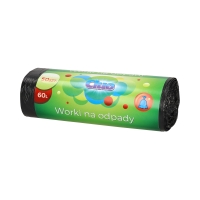 Worki na śmieci 60l czarne Cluo (50)