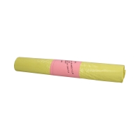 Worki na śmieci 120l żółte LDPE Fol-Plast (25)