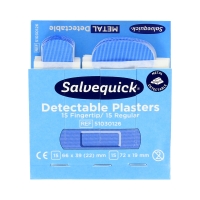Plastry opatrunkowe wykrywalne 63x39/72x19mm Salvequick Cederroth - 30szt.
