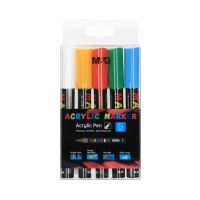 Marker akrylowy 1-2mm 5kol M&G