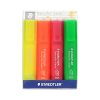 Zakreślacz 4kol neon Texsurfer Staedtler S364