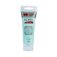 Farba akrylowa 75ml miętowa metaliczna HappyColor