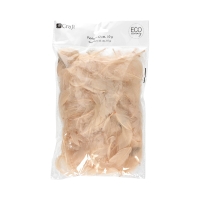 Piórka ozdobne 5-12cm 10g beżowe