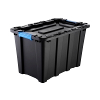 Pojemnik z pokrywą 55L czarny Techbox Idea Home