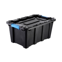Pojemnik z pokrywą 40L czarny Techbox Idea Home
