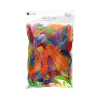 Piórka ozdobne 5-12cm 10g mix kolorów brights