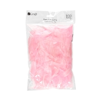 Piórka ozdobne 5-12cm 10g różowe