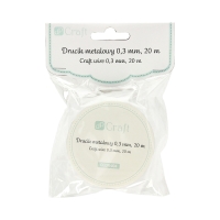 Drucik metalowy 20m srebrny