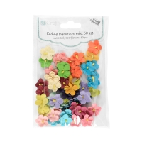 Kwiaty papierowe 2cm mix (60)
