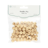 Koraliki drewniane Kulki 12mm 40g