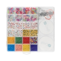 Zestaw do tworzenia biżuterii - koraliki + akcesoria Dp Craft GRZS-001