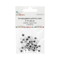 Oczka ruchome samoprzylepne 6mm (50)