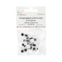Oczka ruchome samoprzylepne 8mm (36)