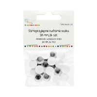 Oczka ruchome samoprzylepne 10mm (24)