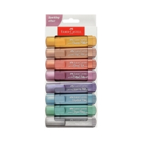 Zakreślacz 8kol metalicznych op/kartonowe Faber-Castell FC254678