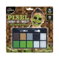 Farby do malowania twarzy Pixel Kidea FDTZPKA