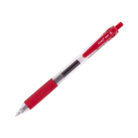 Pióro żelowe automatyczne 0.3mm czerwone DRect 0907