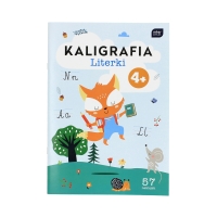 Kolorowanka A4/16 Kaligrafia + naklejki i zadania Interdruk