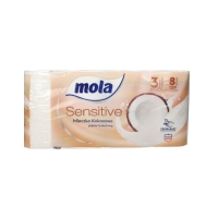 Papier toaletowy celuloza 3w Mleczko Kokos Mola (8)