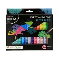 Farby akrylowe Kidea 24 kolory 12ml