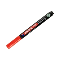 Marker olejowy 1.0-2.0mm czerwony okrągły Edding 791 PCR