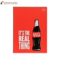 Zeszyt A5/32 linia kolor mat+UV Coca Cola Interdruk 70g