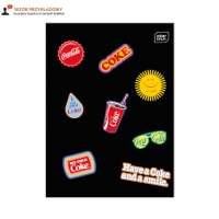 Zeszyt słówek A6/32 mat+UV Coca Cola Interdruk