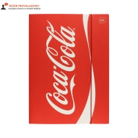Teczka gumka A4 Mat+UV Coca Cola Interdruk
