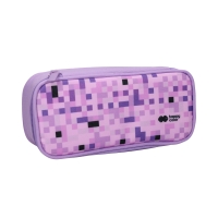 Piórnik saszetka 1zamek/klapka violet PIXI HappyColor HA2213