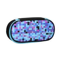 Piórnik saszetka 1zamek/klapka blue PIXI HappyColor owalny