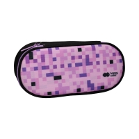 Piórnik saszetka 1zamek/klapka Violet PIXI HappyColor owalny