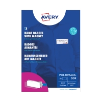 Identyfikator 70x30 imienny stalowy magnes BPPolar30 (5)