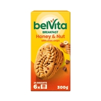 Ciastka Belvita orzech miód 300g