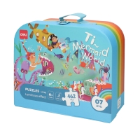 Puzzle 462 elementy walizka Deli EH748