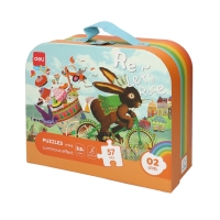 Puzzle 57 elementów walizka Deli EH743