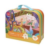 Puzzle 89 elementów walizka Deli EH744