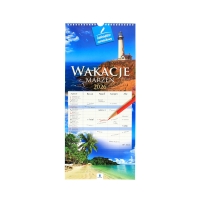 Kalendarz ścienny notatnikowy Wakacje marzeń WN03