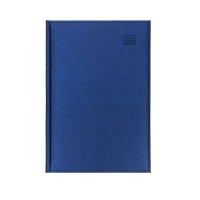 Kalendarz ksiażkowy A4+notes granat Aluminium Standard Tygodniowy