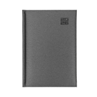 Kalendarz ksiażkowy B5 srebrny Aluminium Standard Tygodniowy
