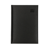Kalendarz ksiażkowy B6 czarny Aluminium Standard