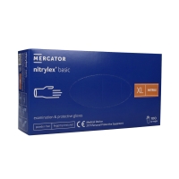 Rękawice nitrylowe XL niebieskie Nitrylex Basic (100)